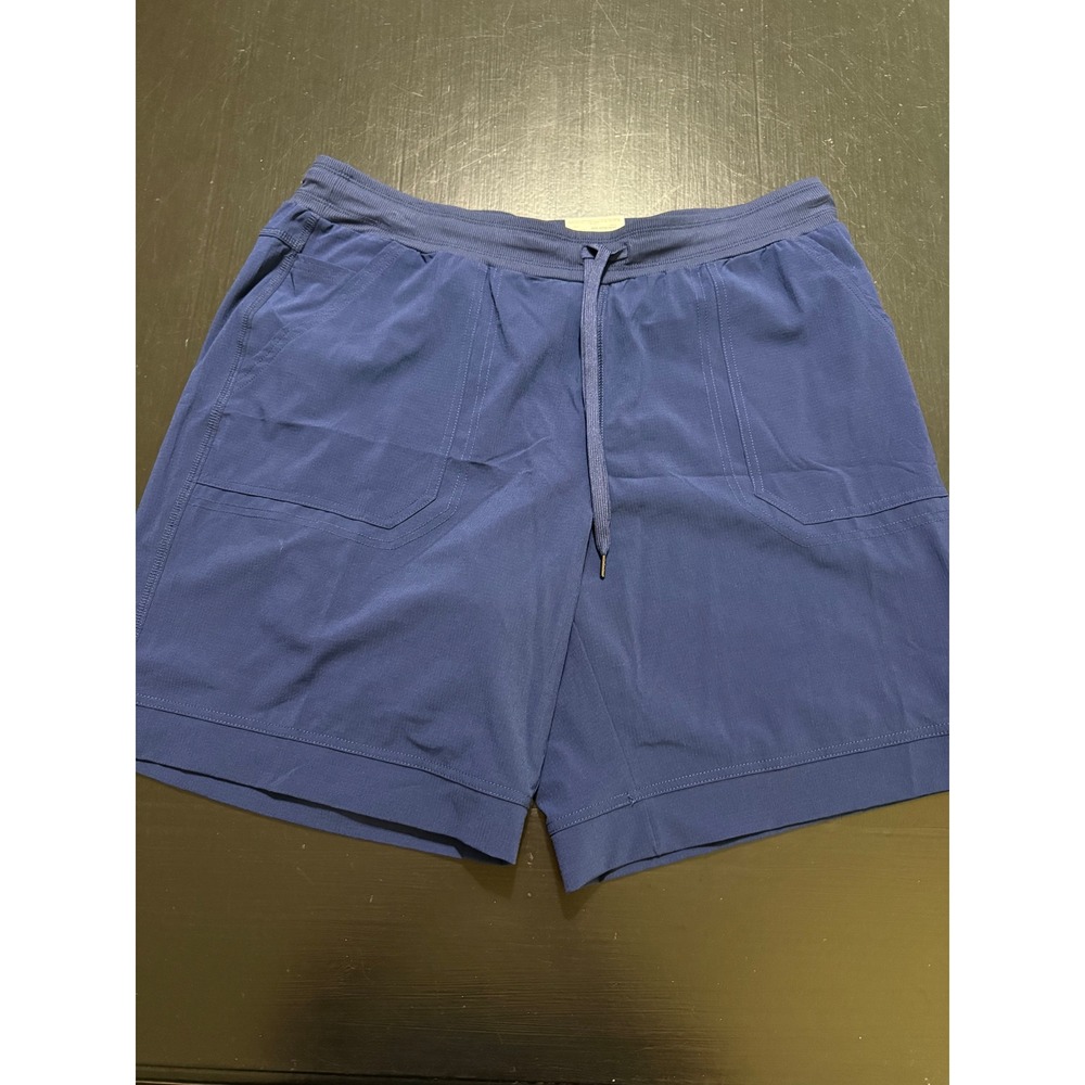 St. Johns Bay Bermuda Shorts Womens XL American Navy Mid Rise Drawstring NWT